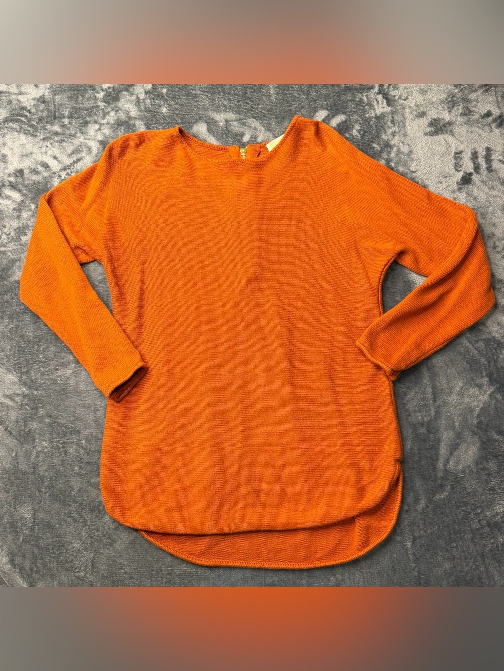 MICHAEL Michael Kors Orange Knit Crewneck Top
